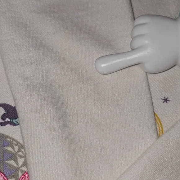 Walt Disney World Disney Parks Minnie Mouse Castle White Hoodie Sweatshirt Small - Picture 12 of 16